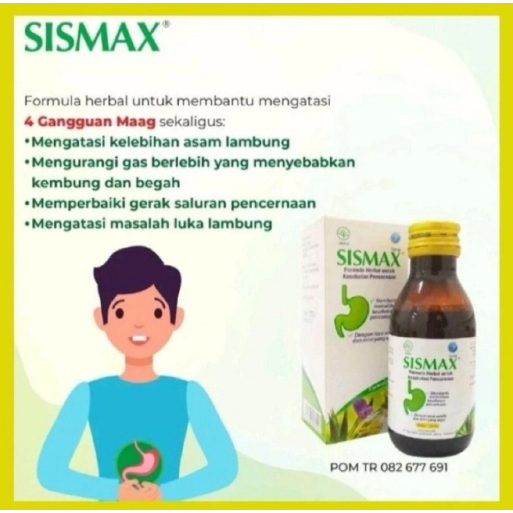 EXP:JANUARI 2026| SISMAX 120ml |Solusi Sakit Maag dan Asam Lambung