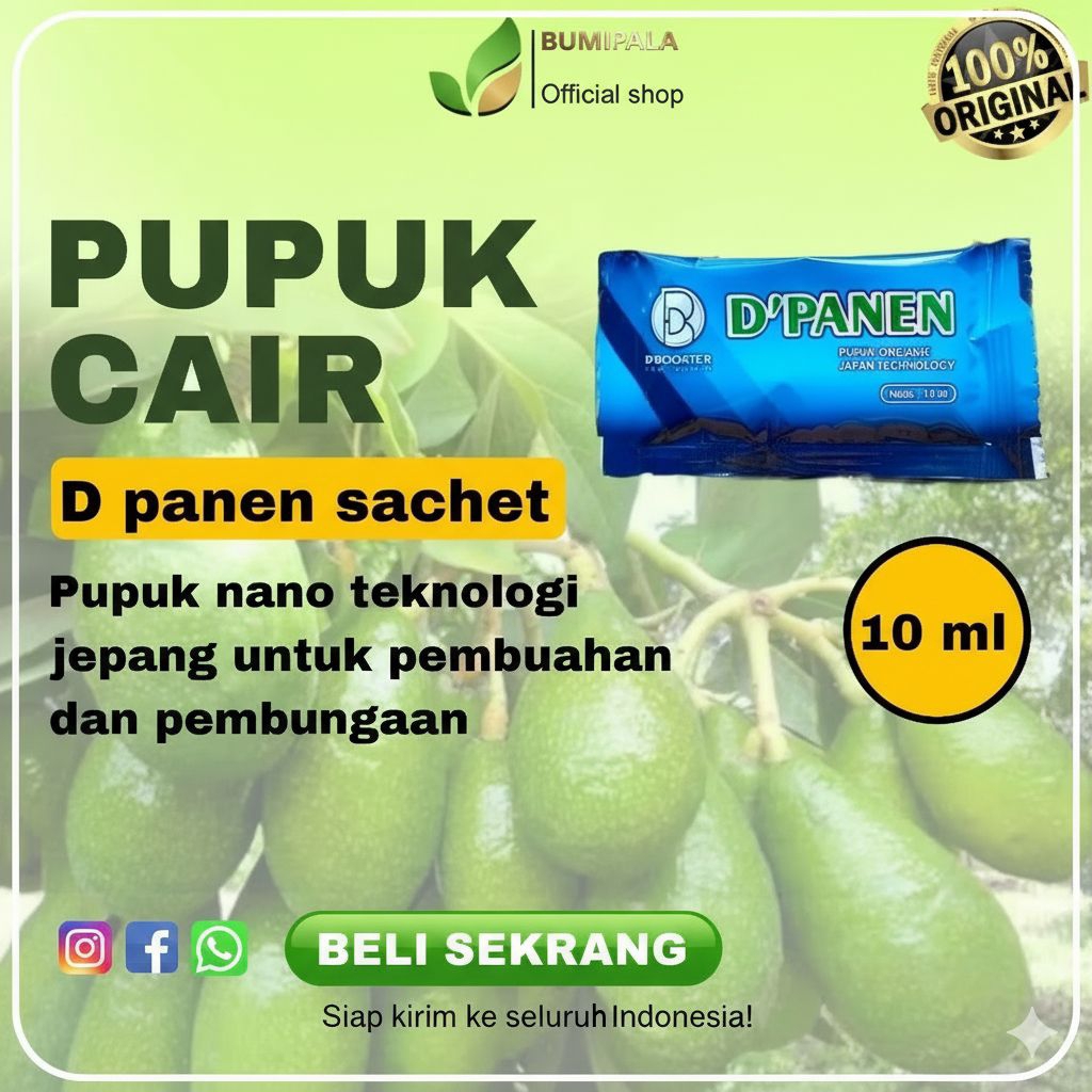 D PANEN | D BOOSTER |  pupuk organik JAPAN TECHNOLOGY dpanen dboster