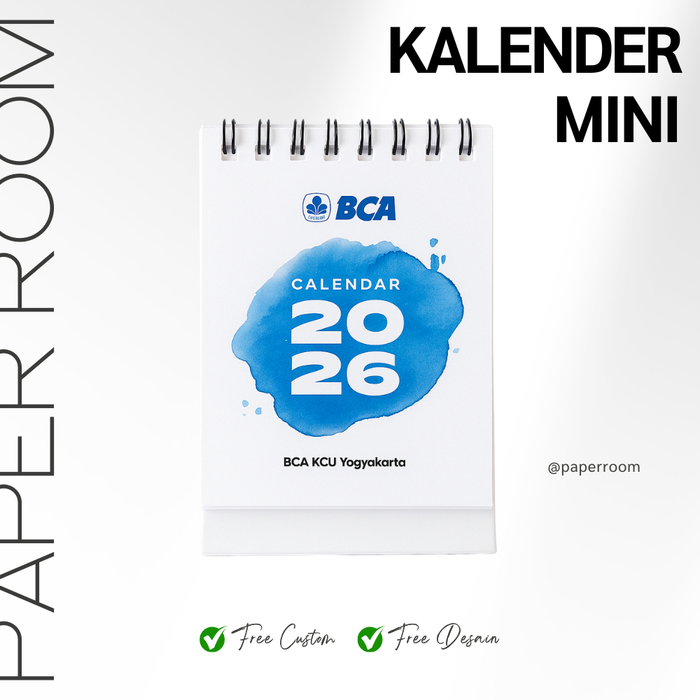 Kalender Mini Custom | Kalender Kantor | Kalender Meja Kerja | Kalender Custom
