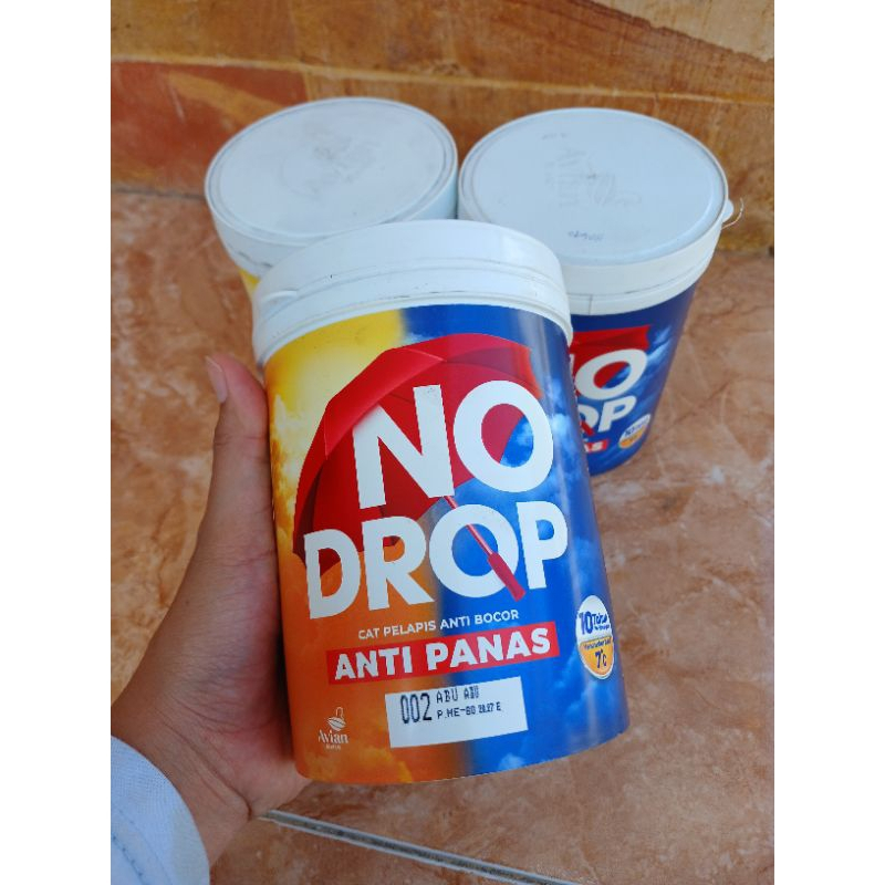 Cat tembok luar NO DROP ANTI PANAS 002 0.8 Liter