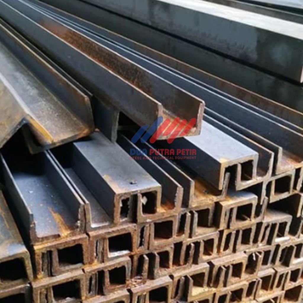 Besi Kanal UNP 15 (150 x 75 x 6.5) mm 6 m besi unp 150 besi baja distributor besi unp surabaya