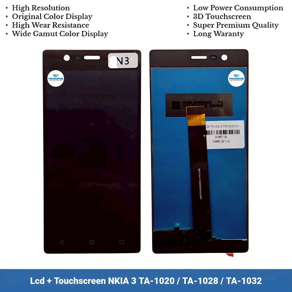 Lcd + Touchscreen Nokia 3 TA-1020 - TA-1028 - TA-1032