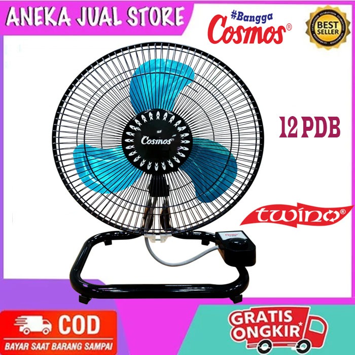 KIPAS ANGIN COSMOS BESI 2IN1 12-PDB12 INCH/COSMOS KIPAS ANGIN TORNADO