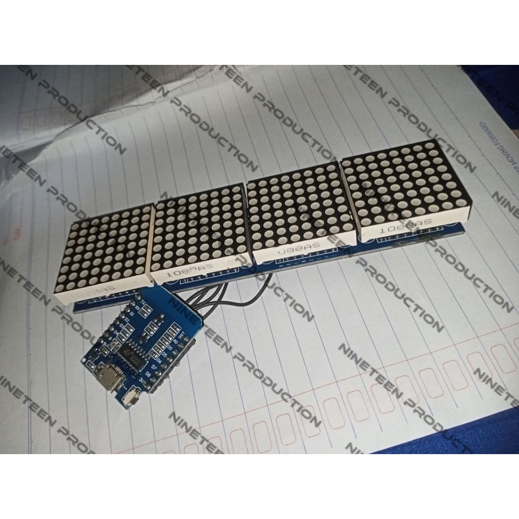 RUNNING TEXT MINIATUR  // TULISAN BERJALAN (SECOND)