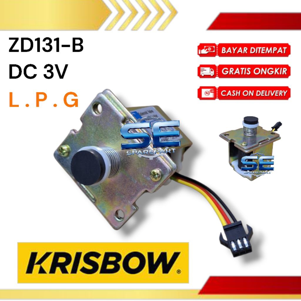 SELENOID WATER HEATER GAS LPG KRISBOW KGH6W PEMANAS AIR LPG GAS