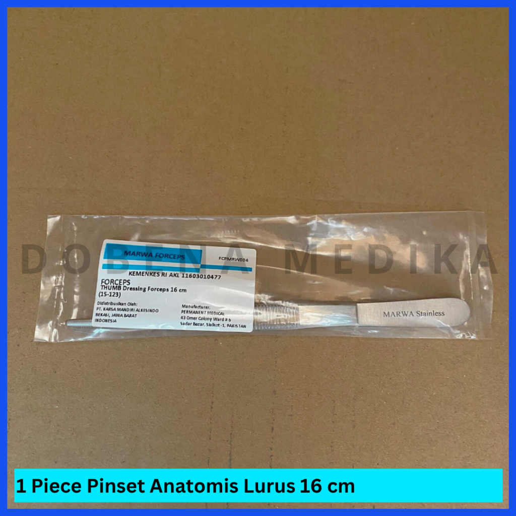 Pinset Anatomi 16 cm / Pincet Medis Anatomis 16cm
