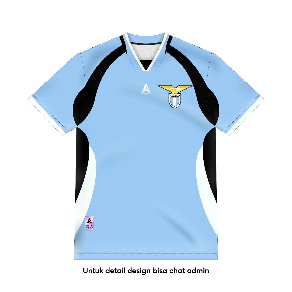 ATHLETIC SPORTWEAR - Jersey Bola Fantasy Lazio Home 2000-2001 Fullprinting Casual - Atasan
