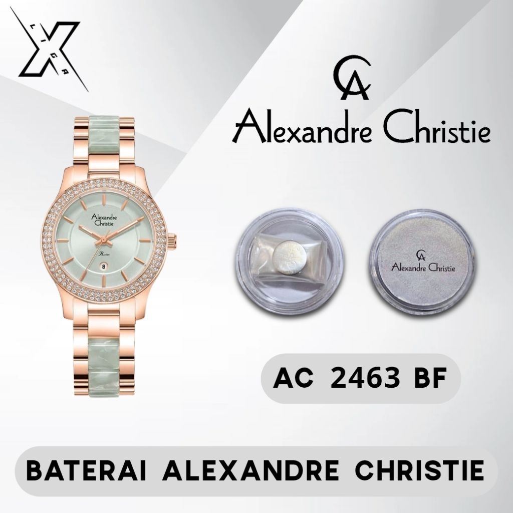 Baterai Jam Tangan Original Alexandre Christie AC 2463 BF