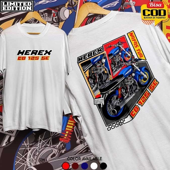 KAOS HEREX MOTOR CB 125 SE KAOS DISTRO HEREX MOTOR CB 125 SE PRIA WANITA