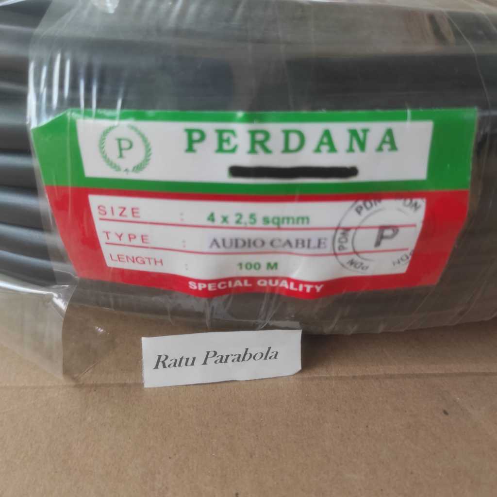 Kabel perdana audio 4x2,5mm per meter kabel speaker audio nyyhy 4 x 2,5 mm