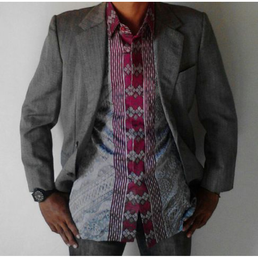 Kemeja Songket Baron, Kemeja Tenun Baron, Kemeja Tenun, Kemeja Tenun Murah, Kain Jepara
