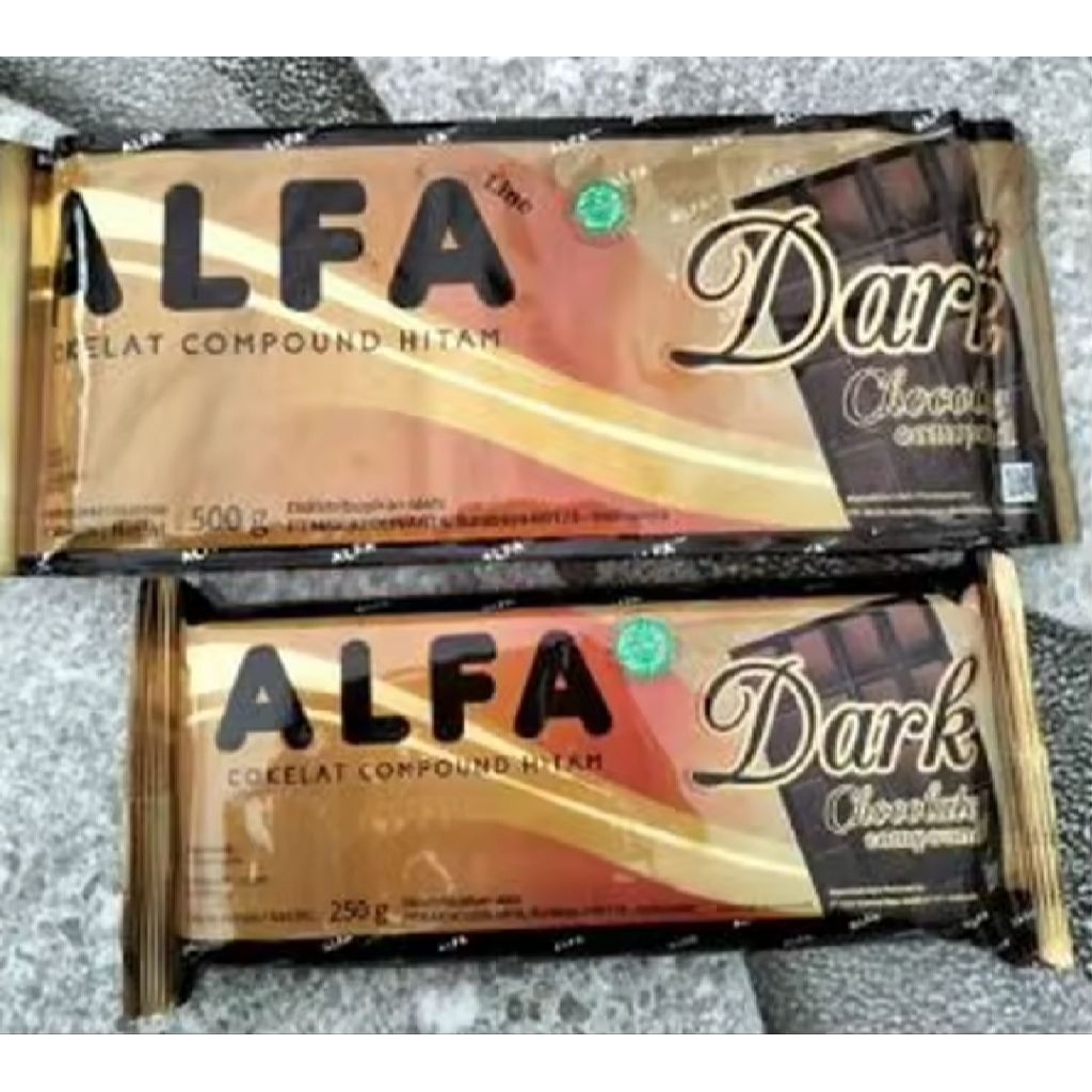 Coklat batang/Chocolate compound Alfa 250gr/500gr