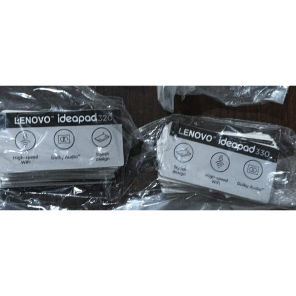 Stiker Laptop Lenovo IdeaPad 320-330 - Per Lembar A3 isi 35 pcs (Campur)