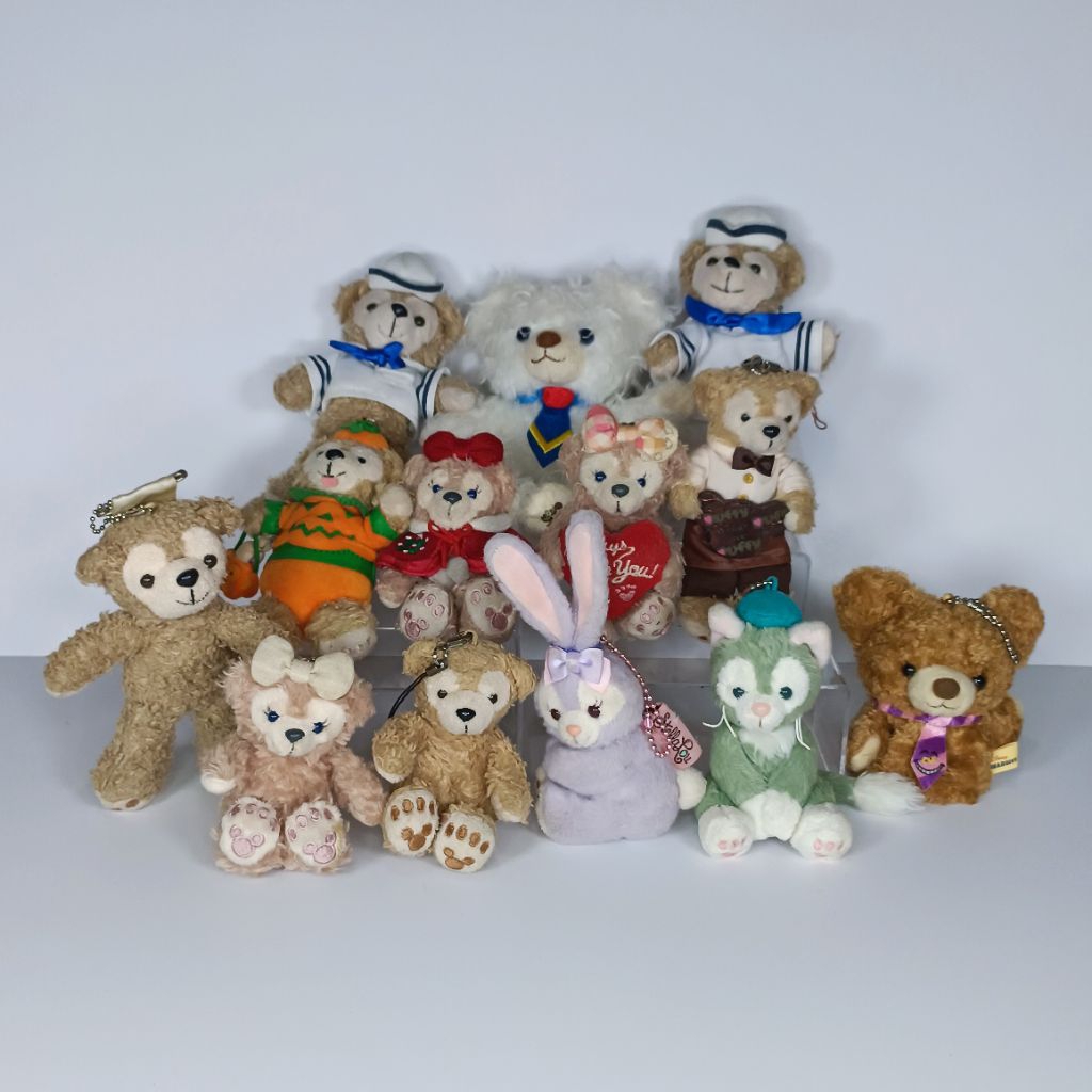Boneka Disney Duffy Shelliemay Gelatoni Stella Lou Unibearsity Bag Charm Gantungan Tas Aksesoris Bay