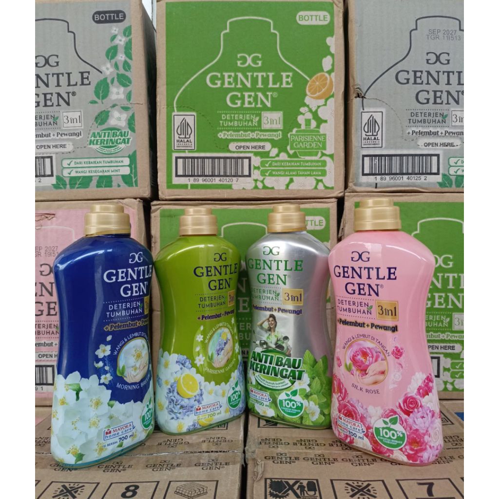 Gentle Gen Botol 700ml - Deterjen Cair Gentle Gen Botol