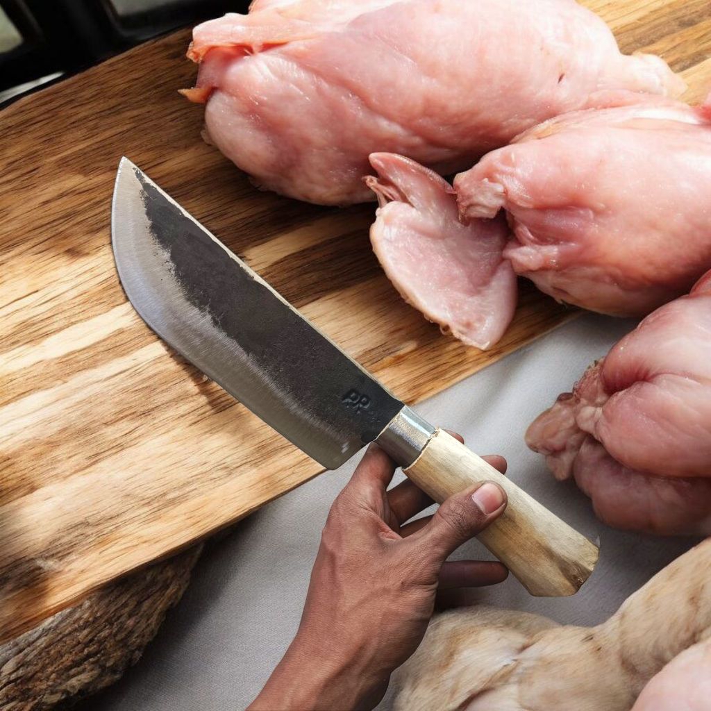 Pisau Cacah Daging Baja Asli Baja Khas Madura