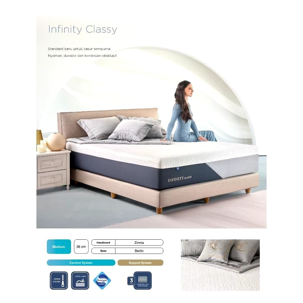 Springbed Elite Infinity Classy / Kasur Infinity Classy - Elite Springbed