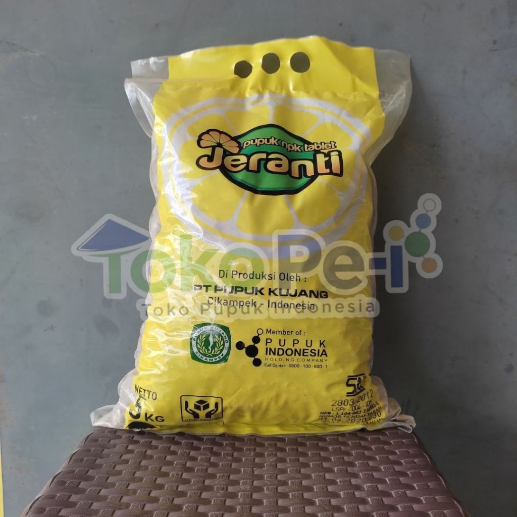 Pupuk NPK Jeranti Tablet 5KG Kujang 18-10-14-2S+TE