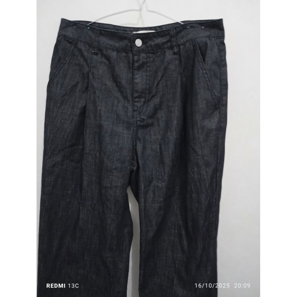preloved celana panjang pria denim wide fit cocl