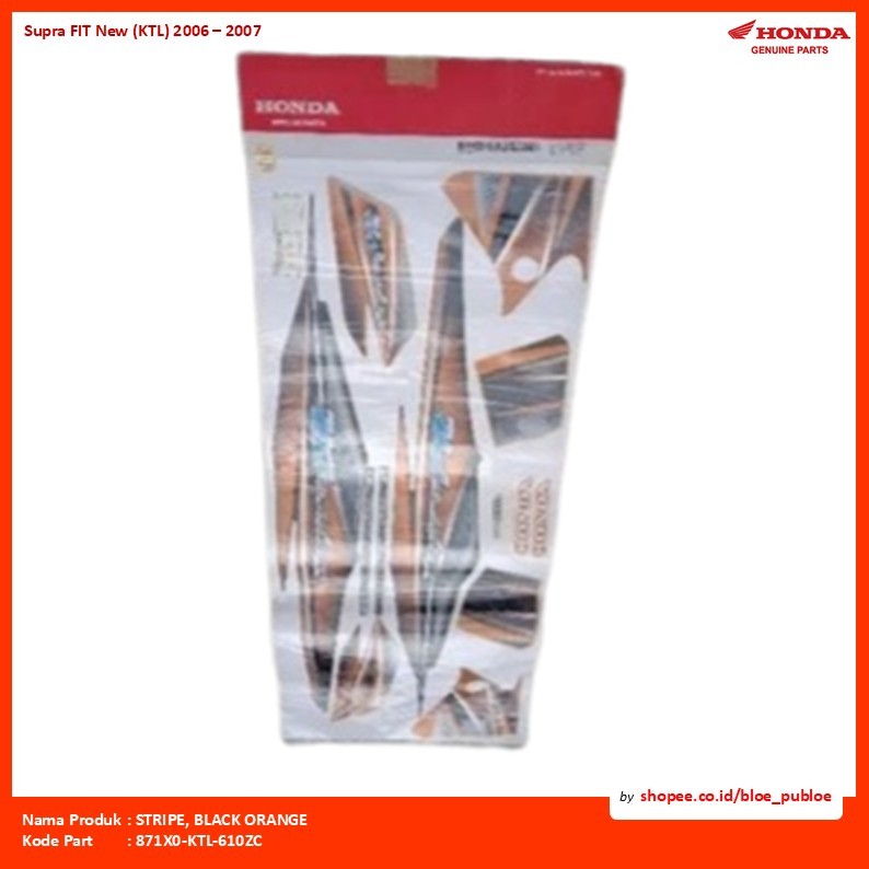 STRIPE, BLACK ORANGE/871X0KTL610ZC