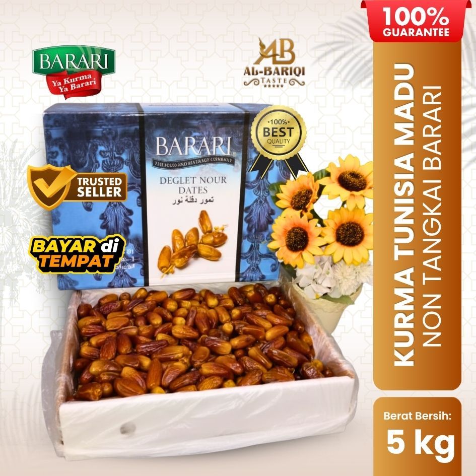 KURMA TUNISIA MADU Barari 5 KG- Grosir