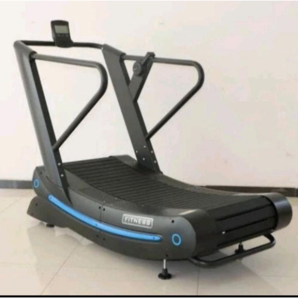 Alat fitnes Treadmill Manual Curve Big Komersial Gym