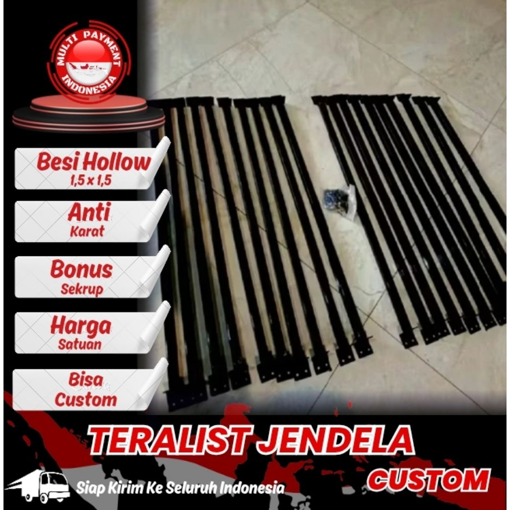 BESI TERALIS TRALIS JENDELA