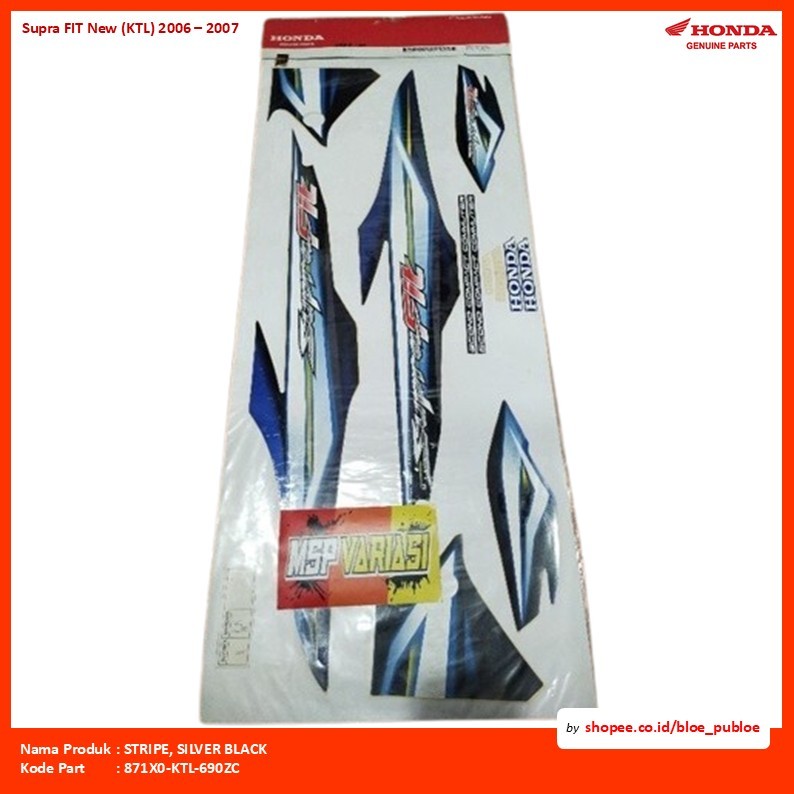 STRIPE, SILVER BLACK/871X0KTL690ZC