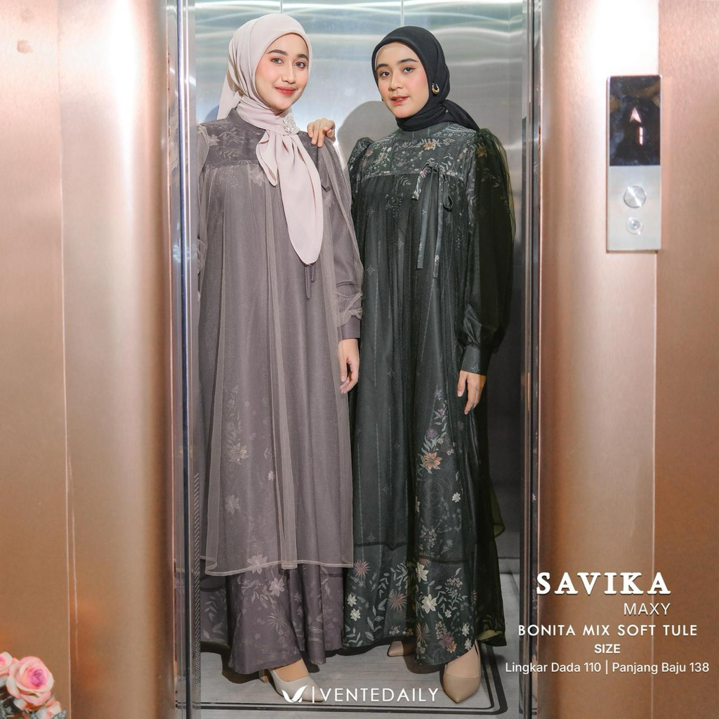 Savika Maxy Original Ventedaily Bonita Mix Soft Tulle Savika Dress Ventedaily