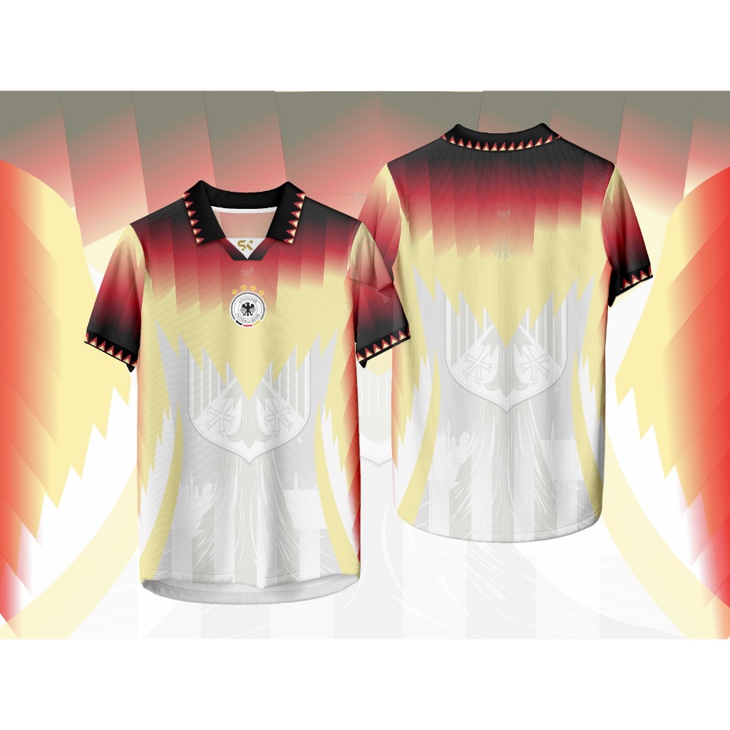 JERSEY FANTASY//BAJU BOLA RETRO// FANTASY JERMAN//FULLPRINTING//GRATISA NAMSET | JERSEY RETRO | JERS