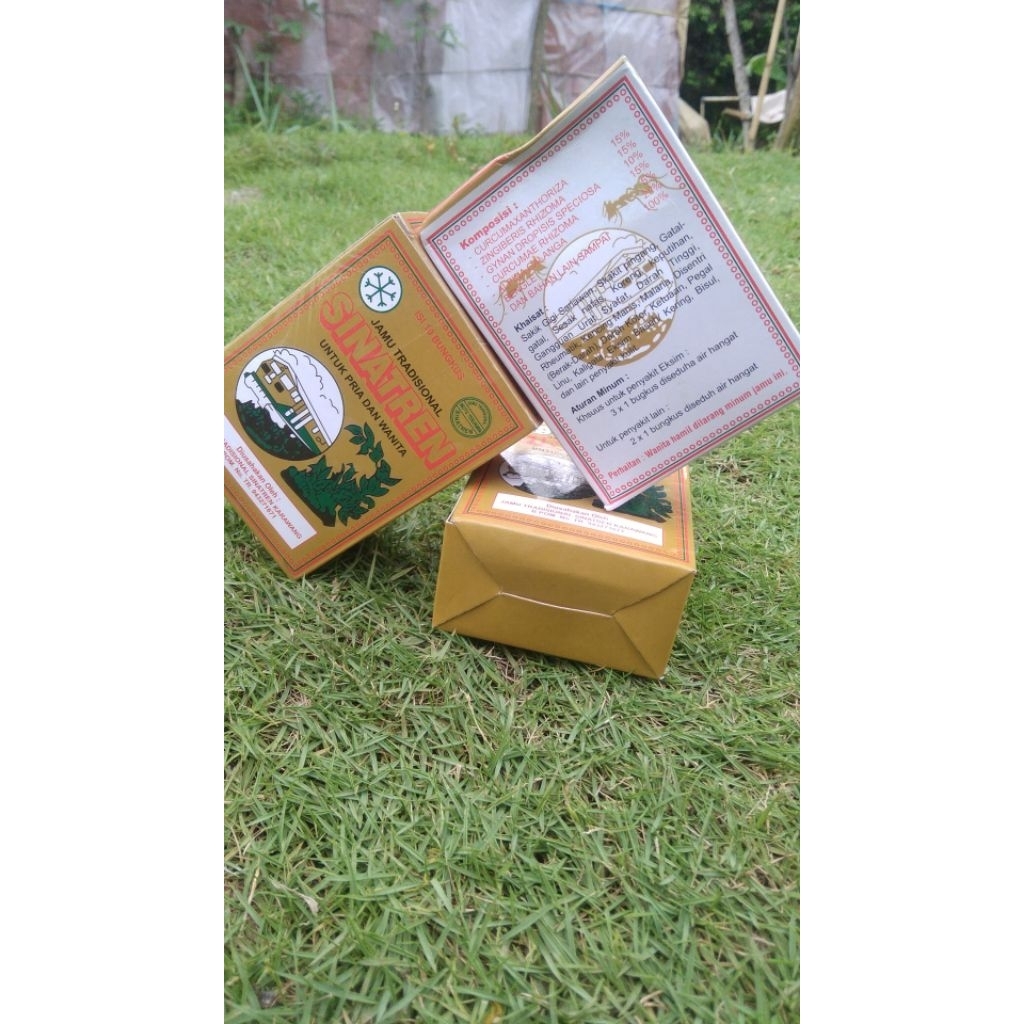 Jamu tr@disional sinatren paket hemat murah 1 bok isi 10
