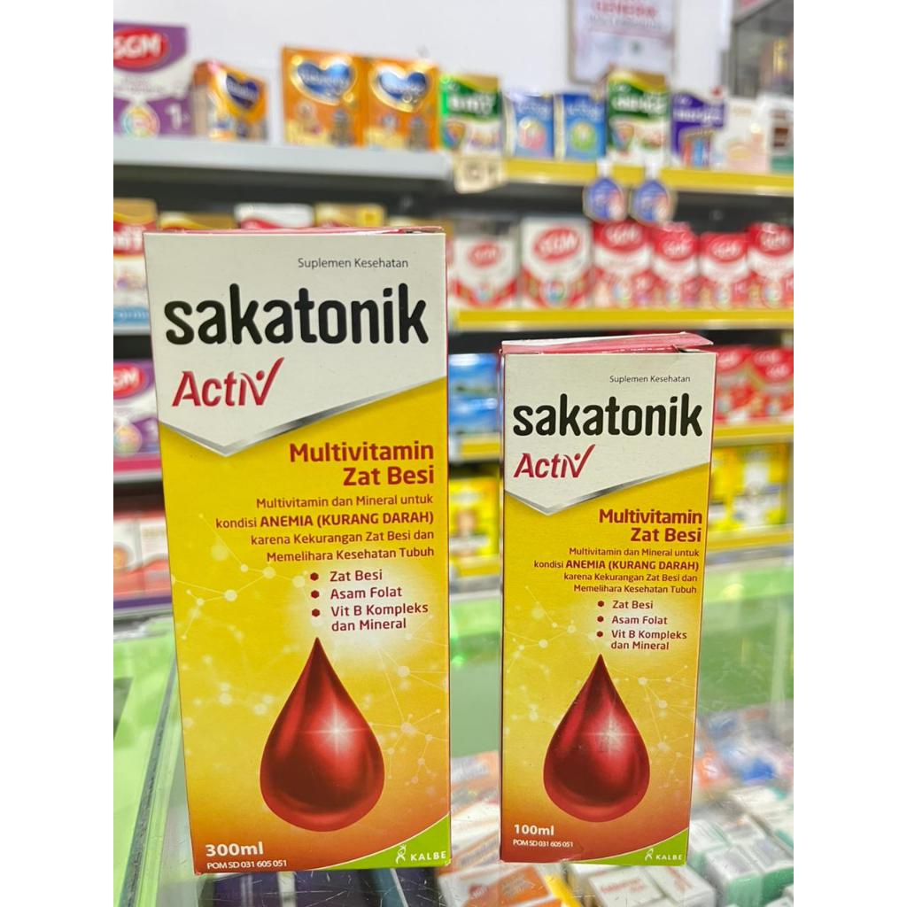 SAKATONIK ACTIV SYRUP MULTIVITAMIN ZAT BESI