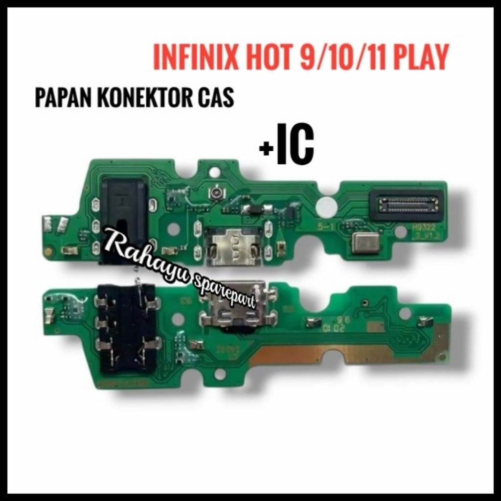 Papan Konektor Cas Infinix Hot 9 Play / Hot 10 Play / Hot 11 Play Original