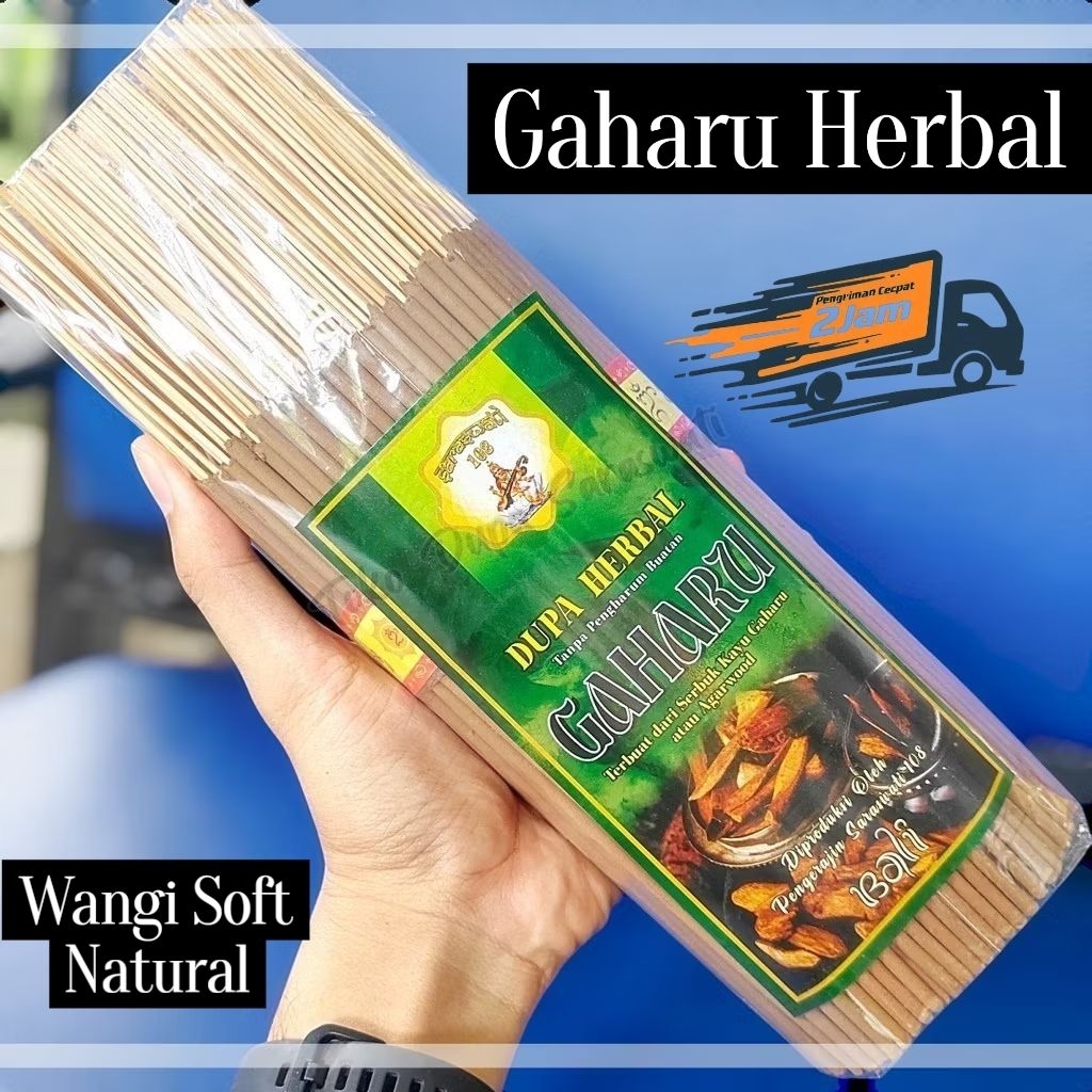 Hio Dupa Wangi Herbal Alami Gaharu 400 Stik Nyala 1 Jam