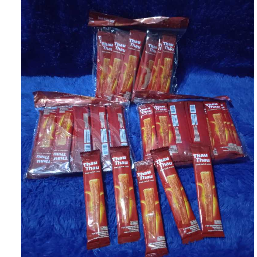 Thau Thau Snack Viral Latio Kenyal, Gurih, Renyah Pedasnya Nendang ( Halal )