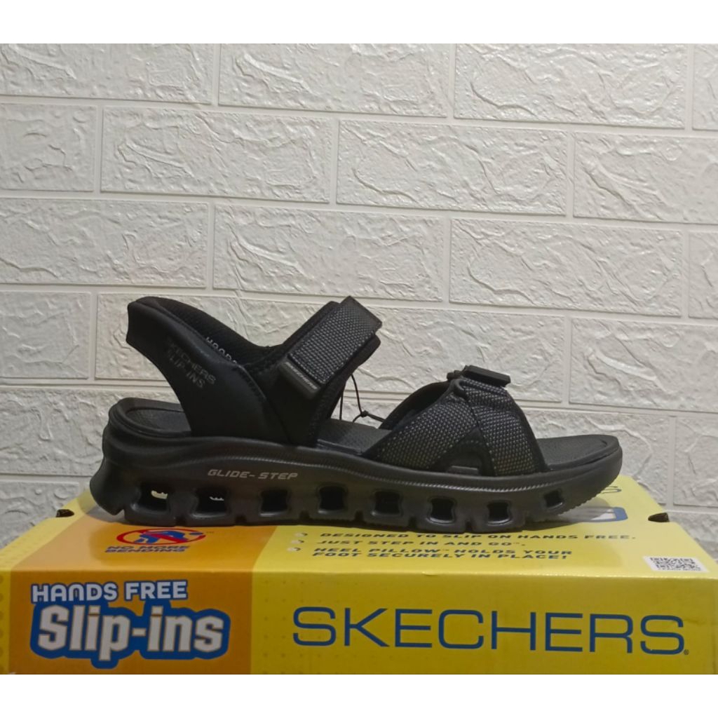 Sandal Skechers Slip-Ins Glide Step Men's-Black