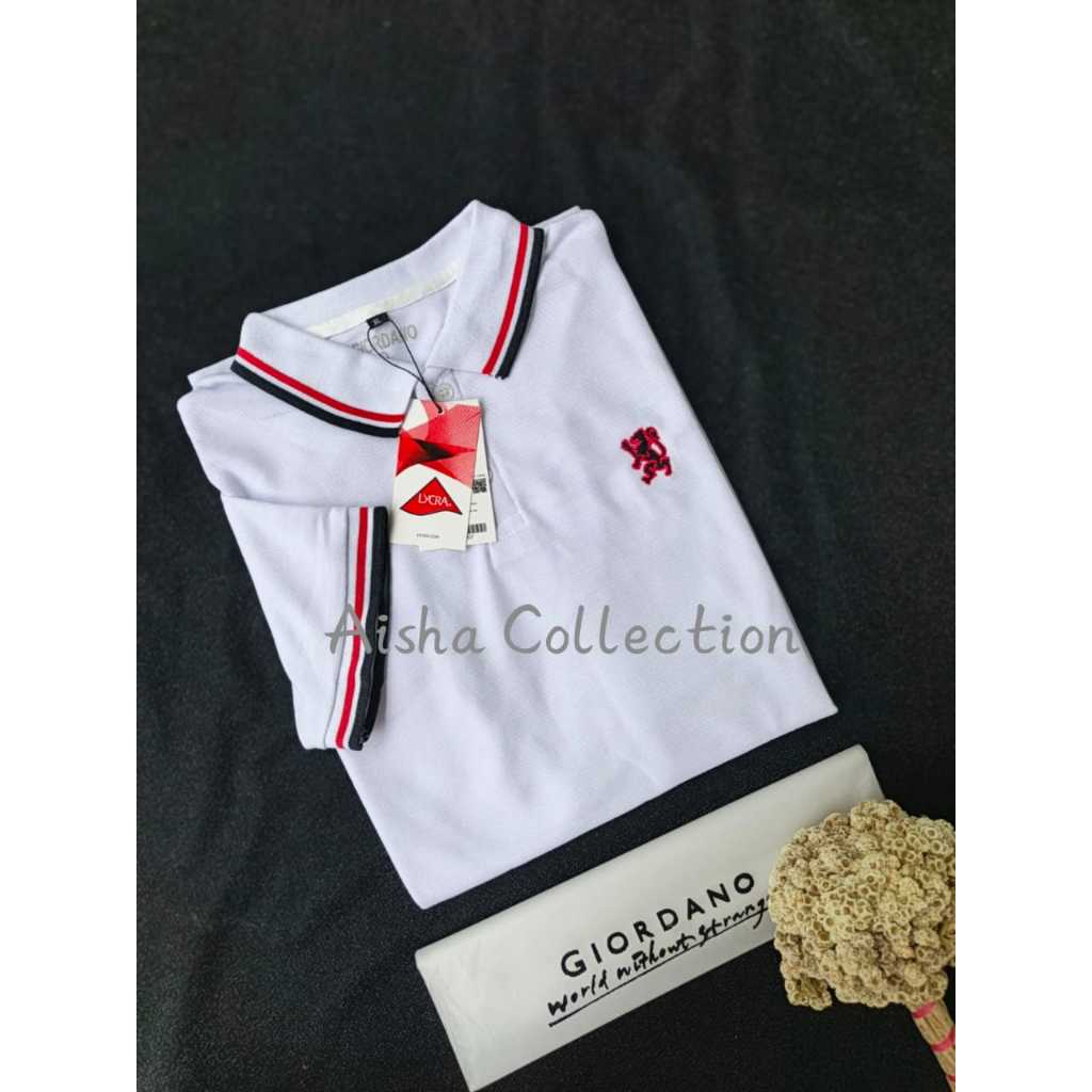 KAOS PRIA/LAKI-LAKI  POLO GIORDANO KERAH BORDIR GIoRDANO POLO SHIRT PRIA 3D/POLO SHIRT PRIA/BAJU KER