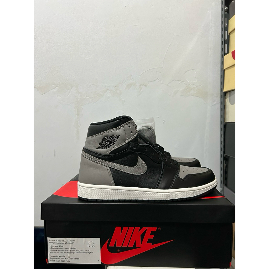 air jordan 1 high shadow (100% authentic)