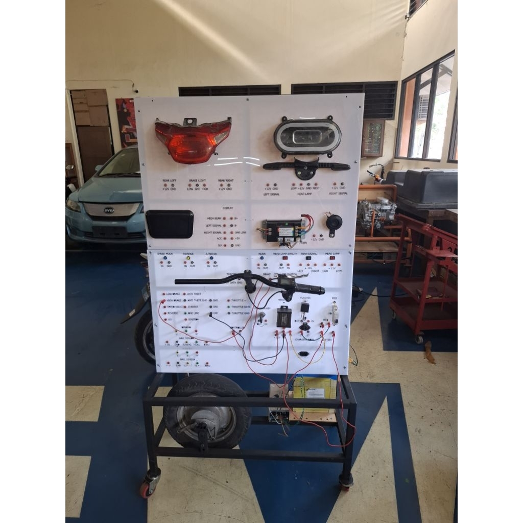 Trainer Peraga Motor Listrik Pembelajaran Instalasi