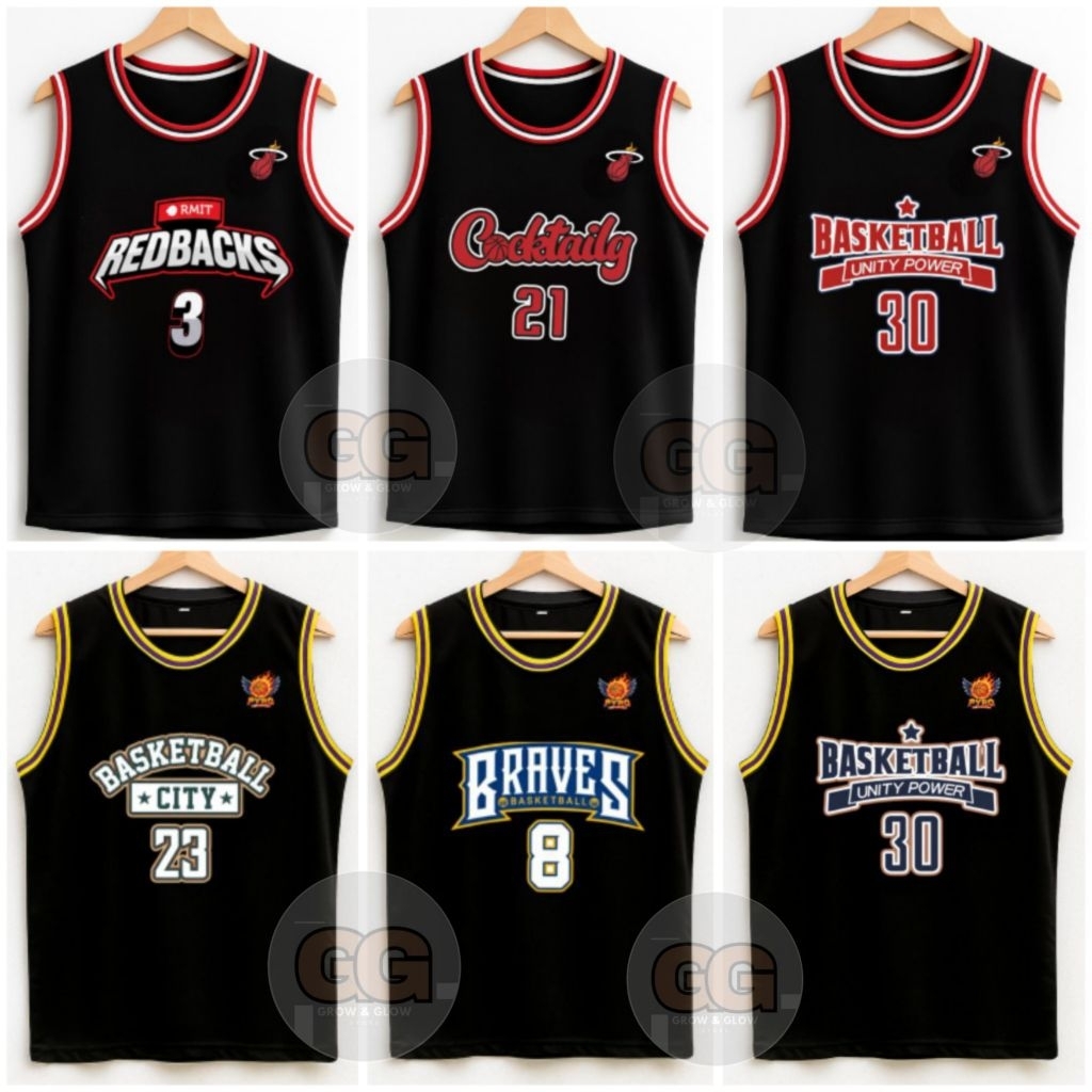 Kaos Jersey Basket Unisex Jersey Bola Basket Terbaru Baju Basket Olahraga Pria Dewasa
