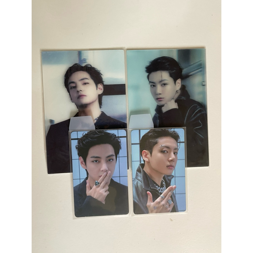 [READY]OFFICIAL PHOTOCARD + LENTI PROOF BTS V TAEHYUNG JK JUNGKOOK