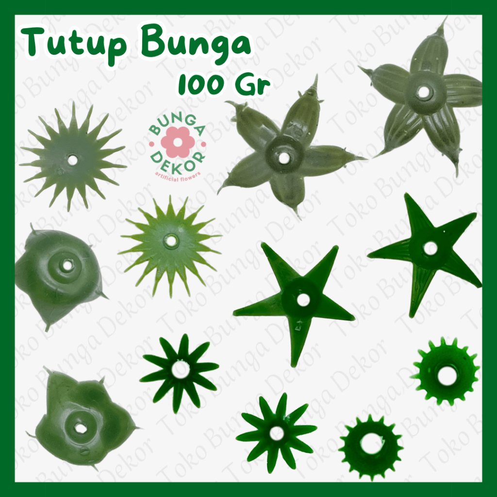 [100 Gram] Perlengkapan Bunga Tutup Bunga Bahan Kelopak penutup bunga Mawar Kuncup Suyok Dahlia