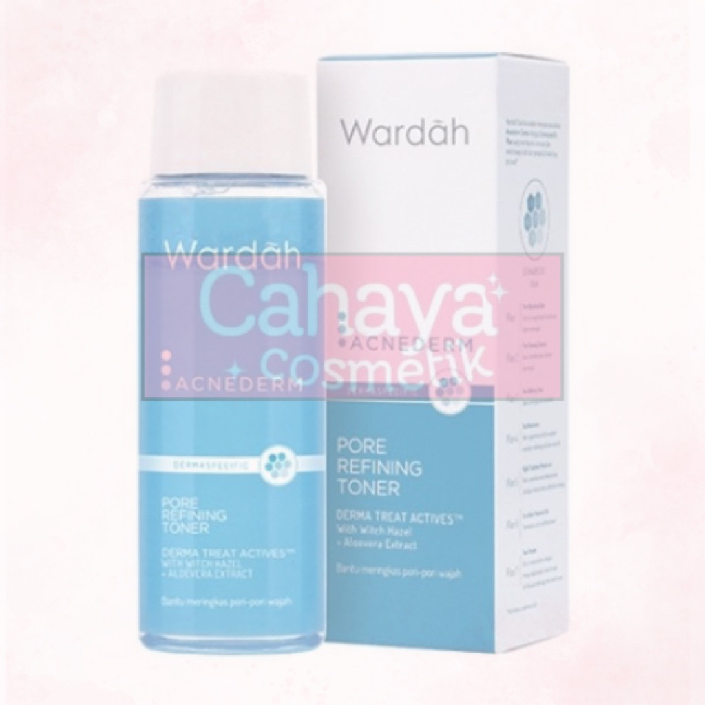 Wardah Acnederm Toner – Perawatan Wajah Kulit Berjerawat & Minyak