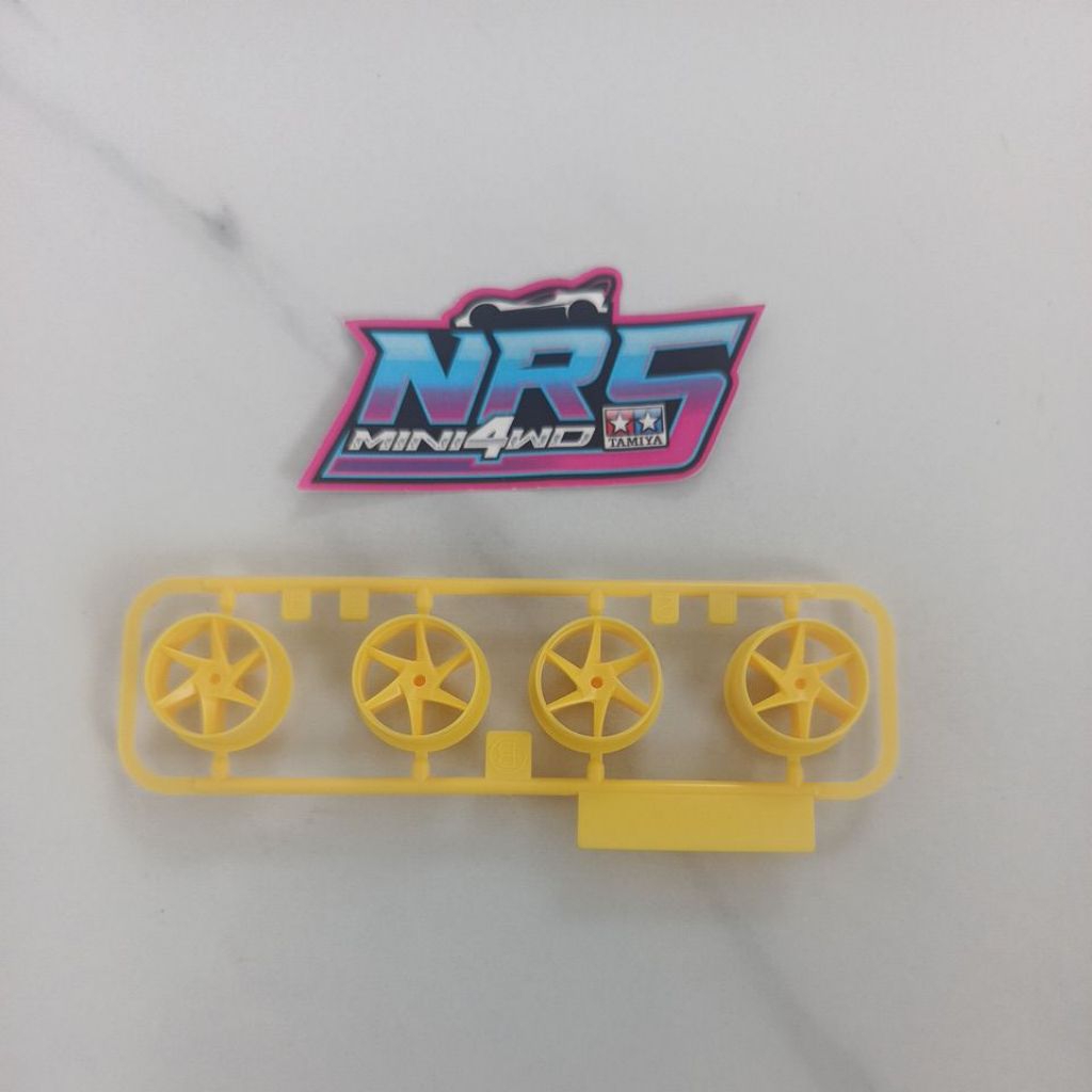 Tamiya Velg Spiral Kuning Original Tamiya Loose Kit