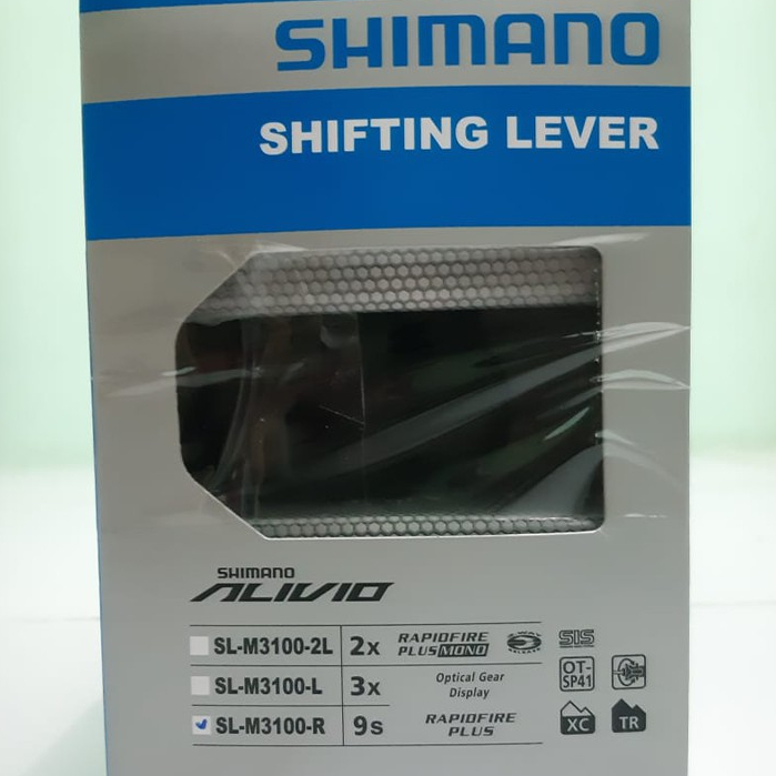 Shifter Alivio 3 x 9 Speed M3100 Kanan Kiri Original Box