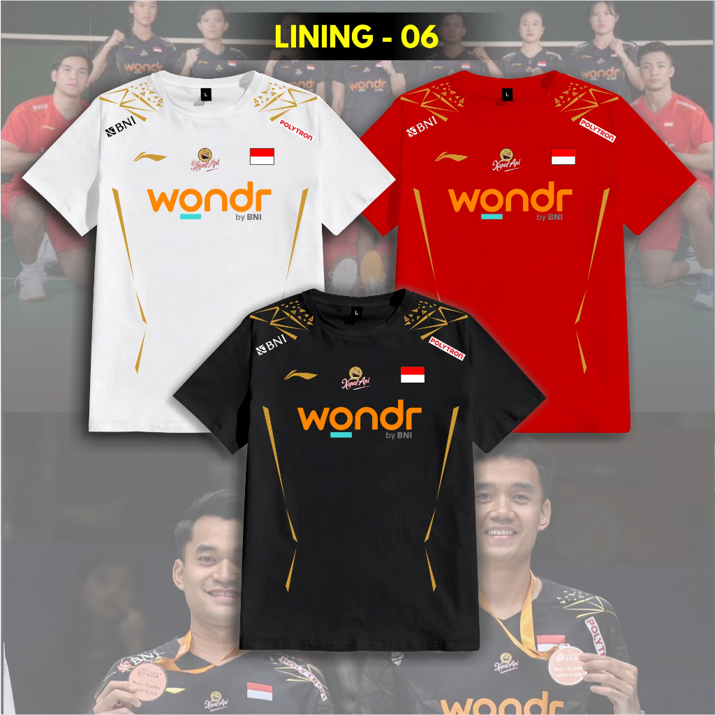Jersey Sudirman Cup 2025 Baju Badminton Bulutangkis indonesia atasan dewasa