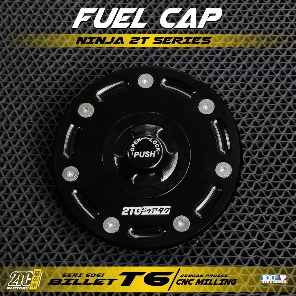 TUTUP TANGKI FUEL CAP 2TC FACTORY PNP KAWASAKI NINJA RR SS R M ORIGINAL