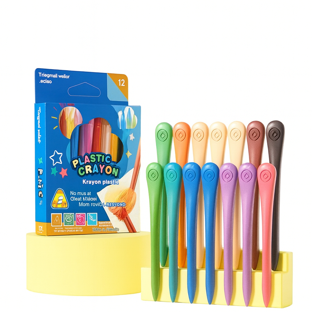 Crayon Mewarnai / Crayon Lab / Crayon Plastik / Crayon Segitiga / Triangular Crayon / Pensil Warna