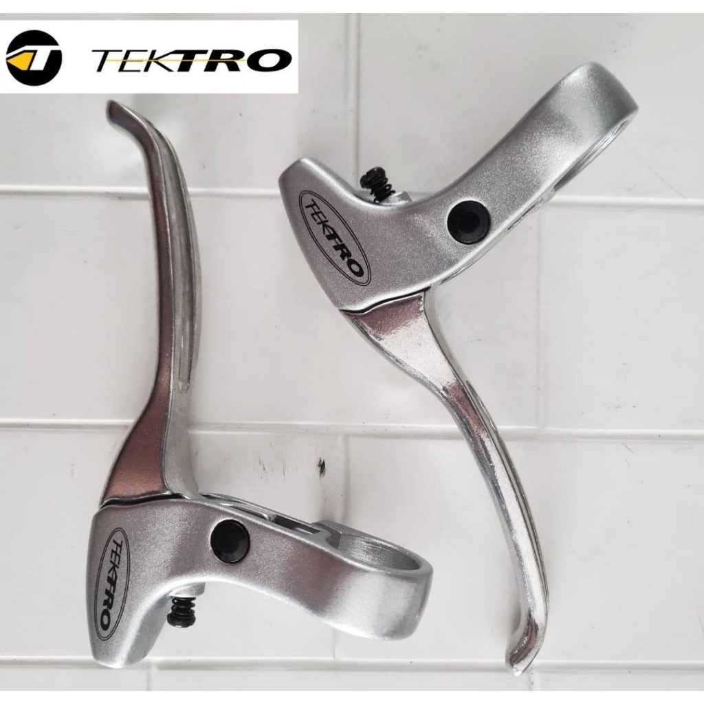BRAKE LEVER HANDLE REM TEKTRO RS397 SILVER REM JADUL CLASSIC VINTAGE HARGA SEPASANG