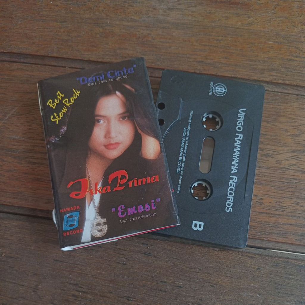 Kaset Best Slow Rock Iska Prima Demi Cinta/virgo ramayana records mulus